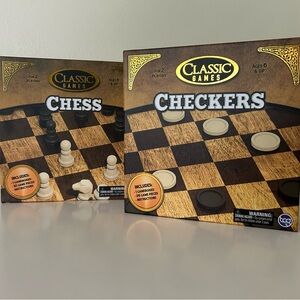 NWB TCG Classic Games Chess & Checker